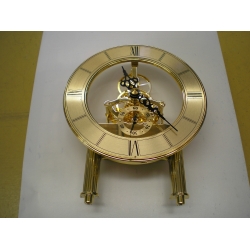 Chrome Skeleton clock